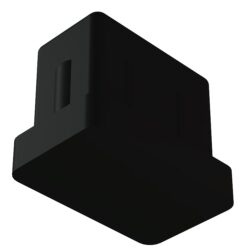 15x25 Mm Düz İç Profil Tapası Siyah-3.jpg