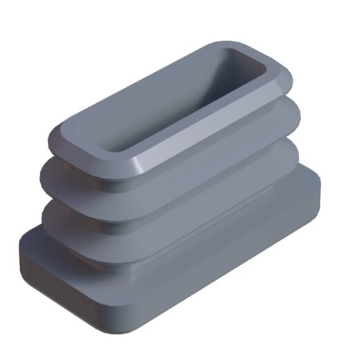 15x30 Mm Profil İçin Kademeli İçe Geçme Profil Tapası