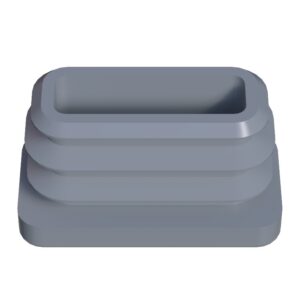 15x30 Mm Profil İçin Kademeli İçe Geçme Profil Tapası