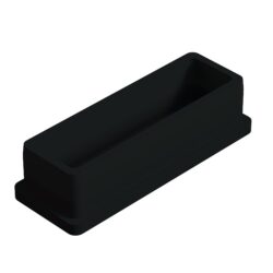 15x40 Mm Düz İç Profil Tapası Siyah-1.jpg