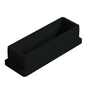 15x40 Mm Düz İç Profil Tapası Siyah-1.jpg