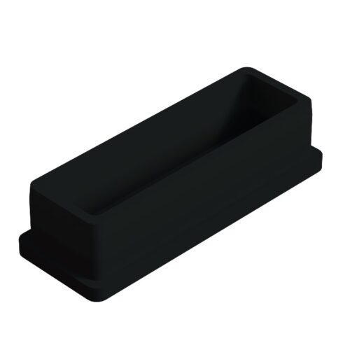 15x40 Mm Düz İç Profil Tapası Siyah-1.jpg