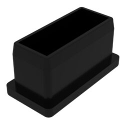 20x40 Mm Düz İç Profil Tapası 2 Mm Siyah-1.jpg