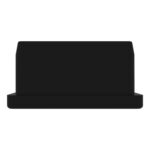 20x40 Mm Düz İç Profil Tapası 2 Mm Siyah-2.jpg