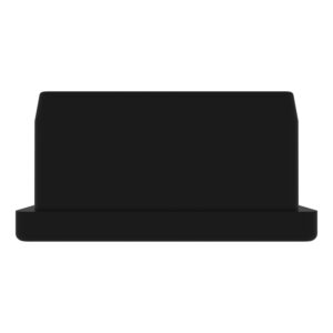 20x40 Mm Düz İç Profil Tapası Siyah-2.jpg