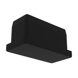 20x40 Mm Düz İç Profil Tapası Siyah-3.jpg