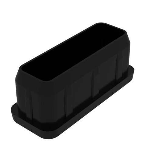 20x50 Mm Düz İç Profil Tapası Siyah-1.jpg
