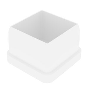 30x30 Mm Düz İç Profil Tapası Ral9016 Beyaz-1.jpg