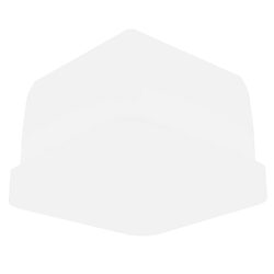 30x30 Mm Düz İç Profil Tapası Ral9016 Beyaz-3.jpg