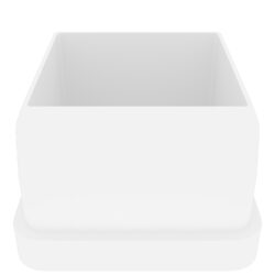 30x30 Mm Düz İç Profil Tapası Ral9016 Beyaz-4.jpg