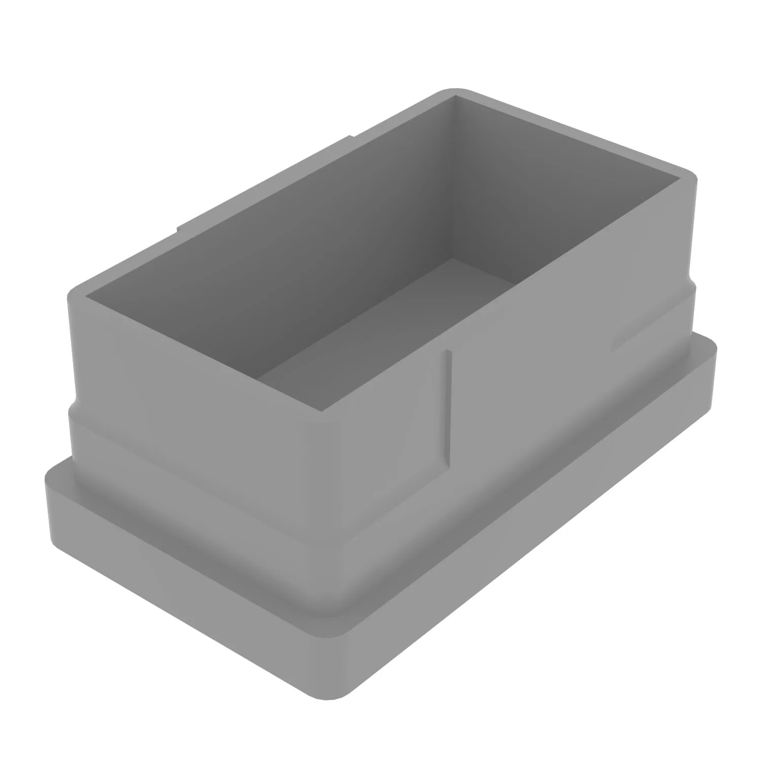 30x50 Mm Düz İç Profil Tapası Ral7035-1.jpg 30x50 Mm Düz İç Profil Tapası Ral7035-1.jpg