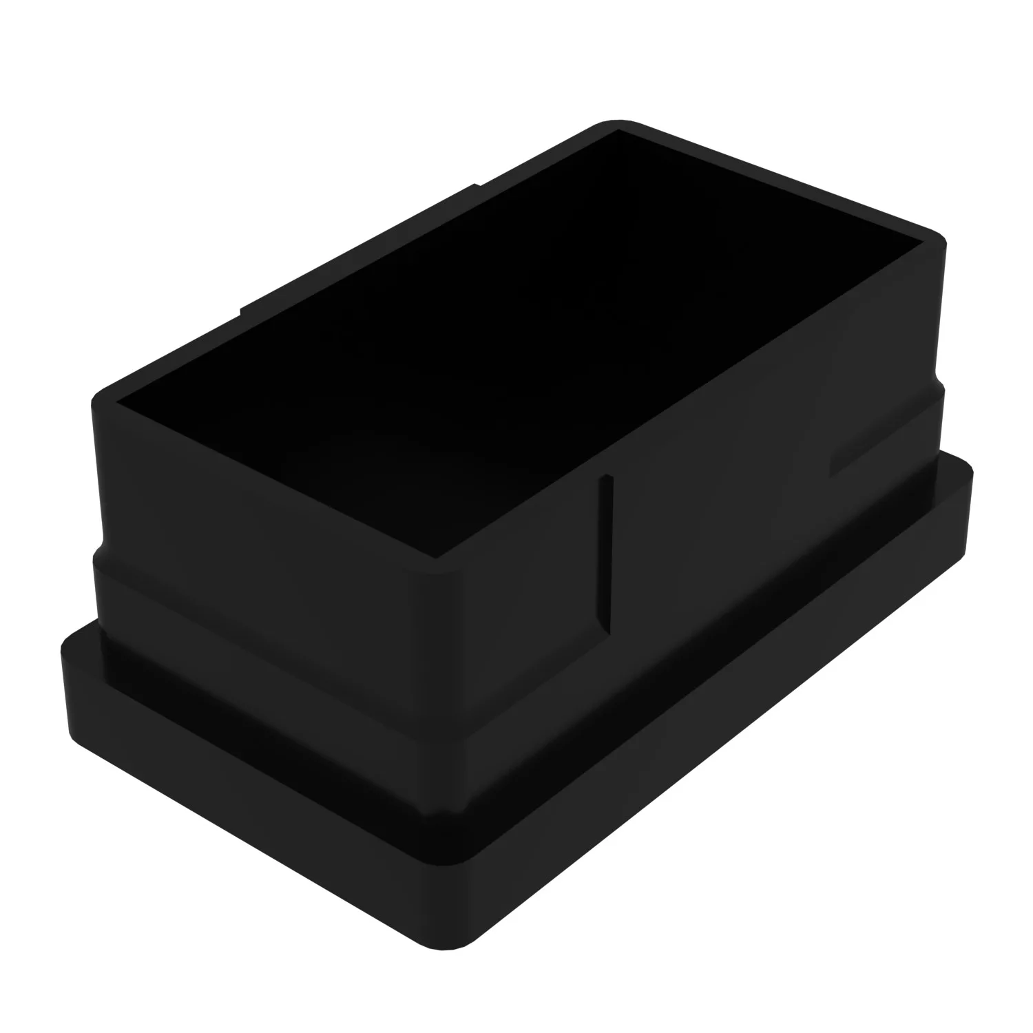 30x50 Mm Düz İç Profil Tapası Siyah-1.jpg 30x50 Mm Düz İç Profil Tapası Siyah-1.jpg