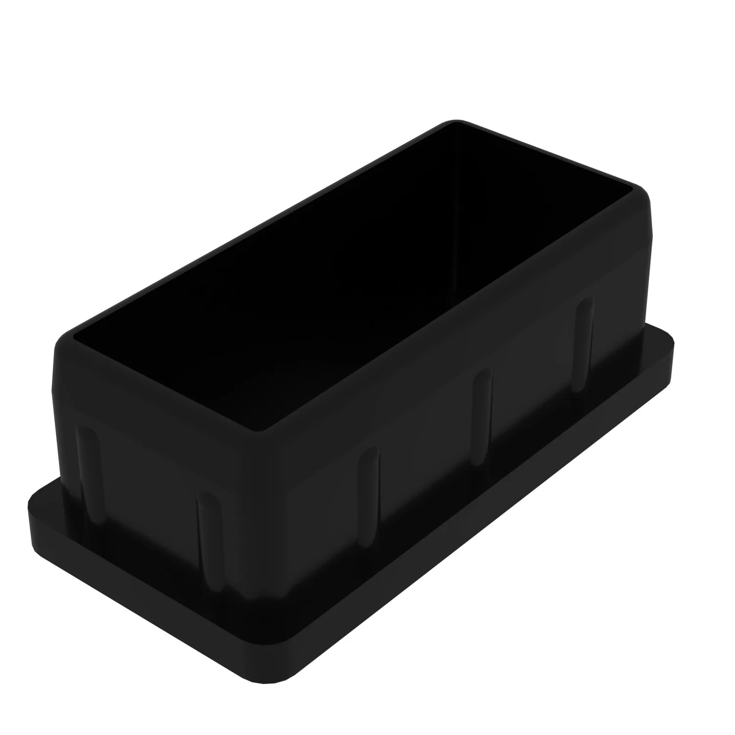 30x60 Mm Düz İç Profil Tapası Siyah-1.jpg