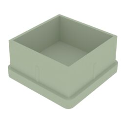 40x40 Mm Düz İç Profil Tapası 1