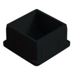 40x40 Mm Bombeli İç Profil Tapası 2 Mm Siyah-1.jpg