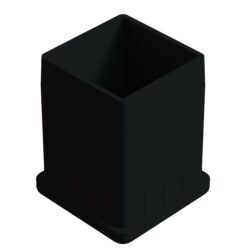 40x40 Mm Düz İç Profil Tapası 2 Mm Uzun Siyah-1.jpg