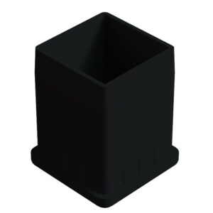 40x40 Mm Düz İç Profil Tapası 2 Mm Uzun Siyah-1.jpg