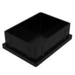 60x80 Mm Düz İç Profil Tapası Siyah-1.jpg