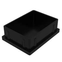 60x80 Mm Düz İç Profil Tapası Siyah-1.jpg