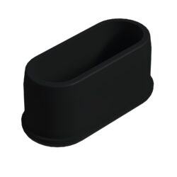 16x36 Mm Elips Profil Tapası Siyah-1.jpg