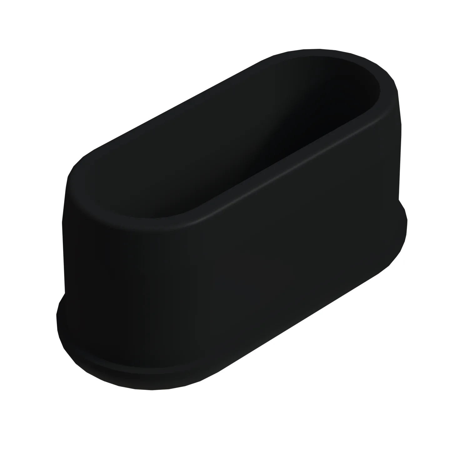 16x36 Mm Elips Profil Tapası Siyah-1.jpg