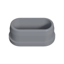 20x40 Mm Elips Profil Tapası 1.25 Mm Ral 7035-4.jpg