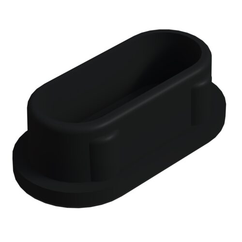 20x40 Mm Elips Profil Tapası 1.2 Mm Siyah-1.jpg