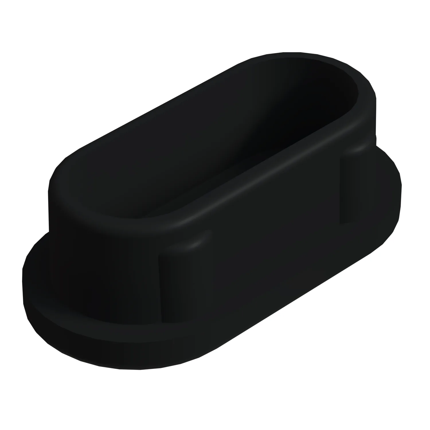 20x40 Mm Elips Profil Tapası 1.2 Mm Siyah-1.jpg 20x40 Mm Elips Profil Tapası 1.2 Mm Siyah-1.jpg