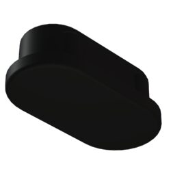 20x40 Mm Elips Profil Tapası 1.2 Mm Siyah-3.jpg