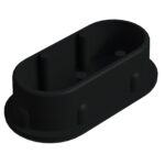 25x50 Mm Elips Profil Tapası 1.2 Mm Siyah-1.jpg