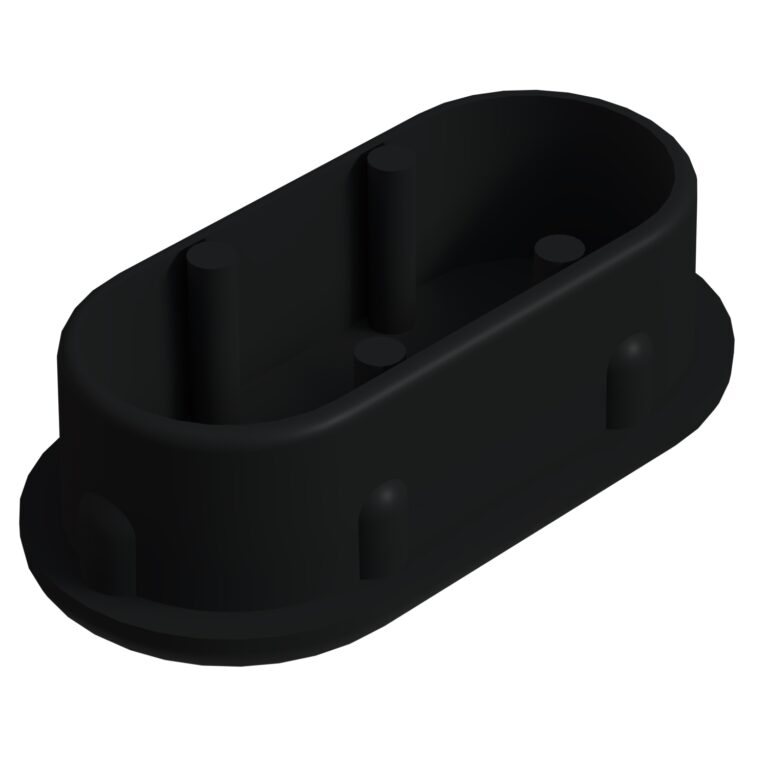 25x50 Mm Elips Profil Tapası 1.2 Mm Siyah-1.jpg
