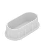 25x50 Mm Elips Profil Tapası 1.5 Mm Beyaz-1.jpg