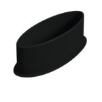 16x40 Mm Elips Kedi Gözü Profil Tapası Siyah-1.jpg