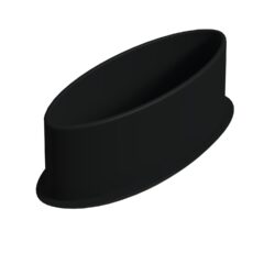 16x40 Mm Elips Kedi Gözü Profil Tapası Siyah-1.jpg