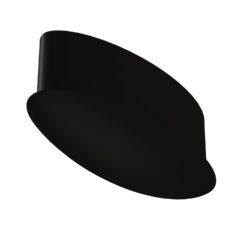 16x40 Mm Elips Kedi Gözü Profil Tapası Siyah-3.jpg