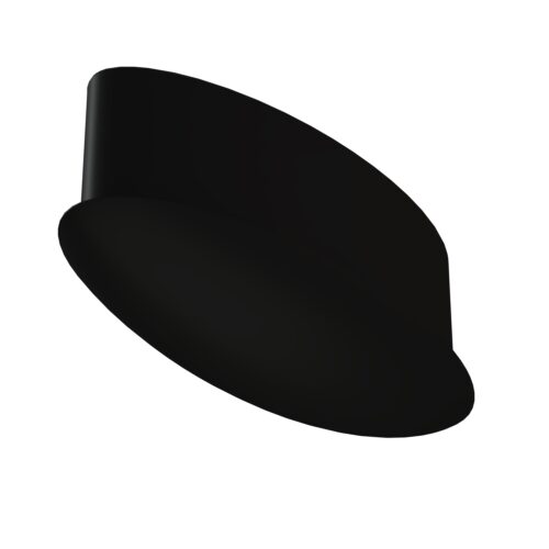 16x40 Mm Elips Kedi Gözü Profil Tapası Siyah-3.jpg