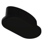 20x40 Mm Elips Kedi Gözü Profil Tapası Siyah-3.jpg