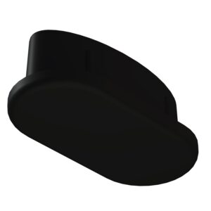 20x40 Mm Elips Kedi Gözü Profil Tapası Siyah-3.jpg