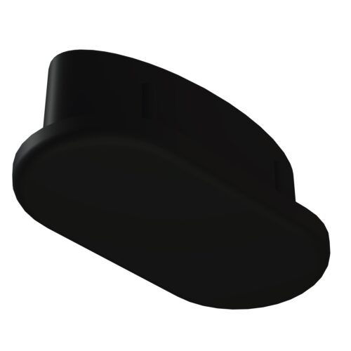 20x40 Mm Elips Kedi Gözü Profil Tapası Siyah-3.jpg