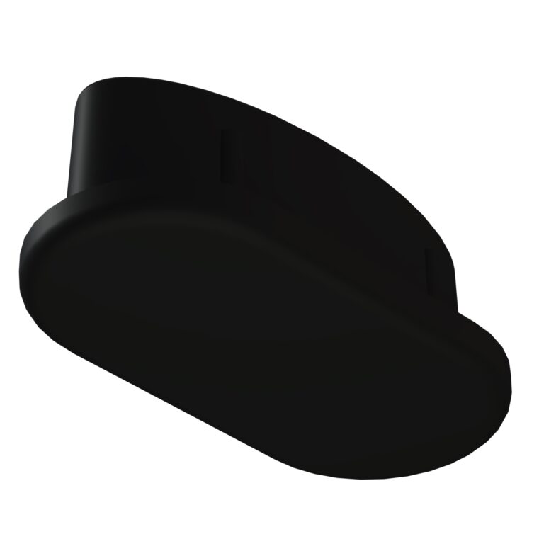 20x40 Mm Elips Kedi Gözü Profil Tapası Siyah-3.jpg