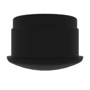 19 Mm Bombeli İç Profil Tapası Siyah-2.jpg