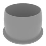 22 Mm Bombeli İç Profil Tapası Ral7035-4.jpg