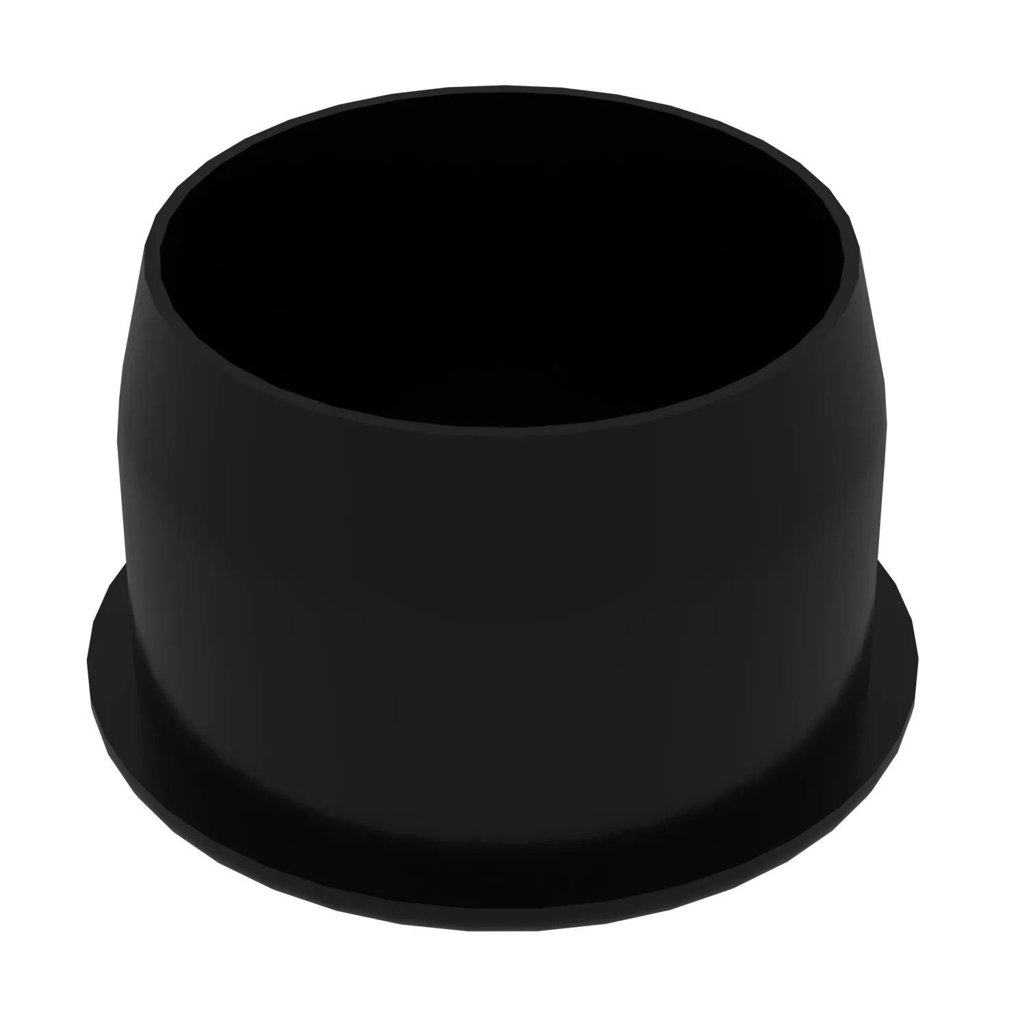 22 Mm Bombeli İç Profil Tapası Siyah-1.jpg