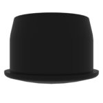 22 Mm Bombeli İç Profil Tapası Siyah-2.jpg