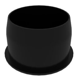 22 Mm Bombeli İç Profil Tapası Siyah-4.jpg