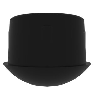 25 Mm Bombeli İç Profil Tapası Siyah-2.jpg