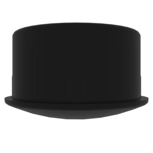 32 Mm Bombeli İç Profil Tapası Siyah-2.jpg