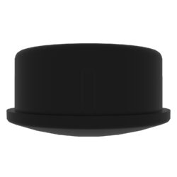 42 Mm Bombeli İç Profil Tapası Siyah-2.jpg