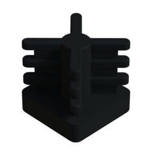 20x20 Mm İç Kelebek Profil Tapası Siyah-1.jpg