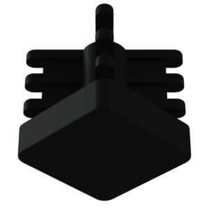 20x20 Mm İç Kelebek Profil Tapası Siyah-3.jpg